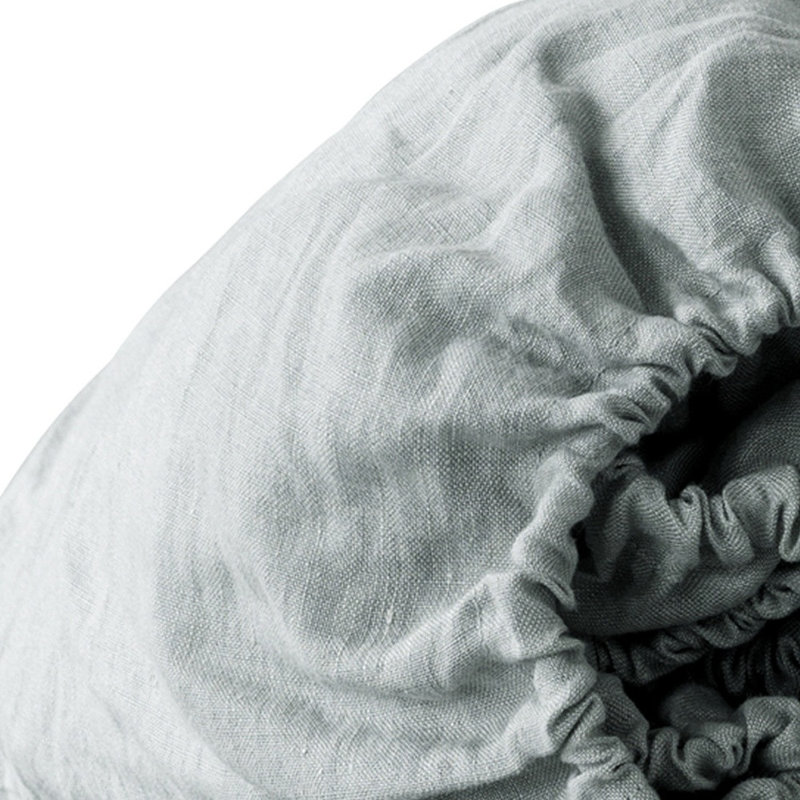 Blue Linen King Fitted sheet