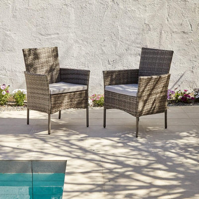 Aoife Outdoor Dining Chairs - Set Of 2 - Rattan