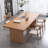 Brown Rectangular Solid Wood desk-109670577