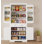 Armoire de rangement haute pour garde-manger, armoire de rangement avec grand tiroir et 2 armoires