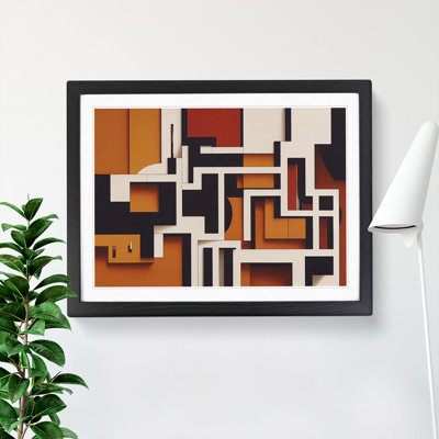 Magnetic Modern Abstract - Framed Print