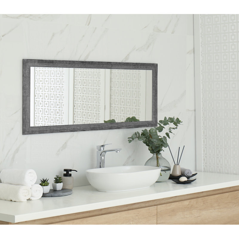 Dakston Solid Wood Flat Mirror, 32.5" x 72"