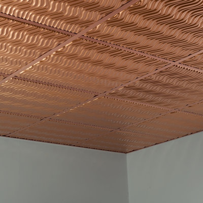 Panneau de plafond décoratif en vinyle 2 pi x 2 pi FASÄDE