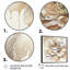 Blooming Beige Floral Design II - Art mural sur toile floral et botanique-567581780-567581782