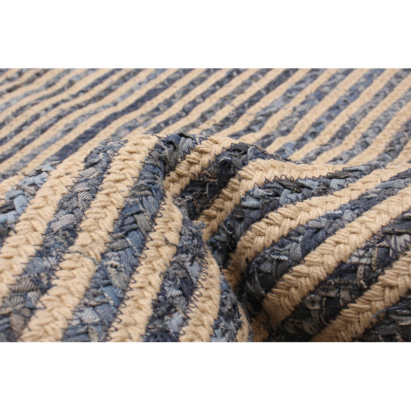 Tapis unique en coton nouvel âge 5 pi x 8 pi 0 po Kennidi