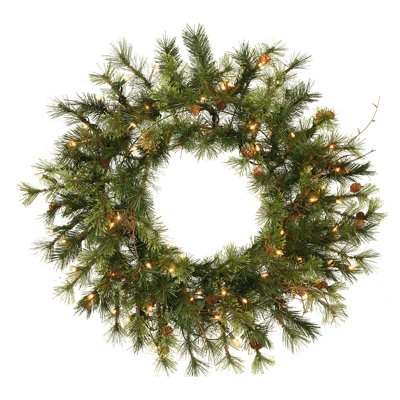 Galarza Artificial Mixed Country Pine Wreath