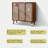 Retro Nut-Brown Solid wood Shoe Storage