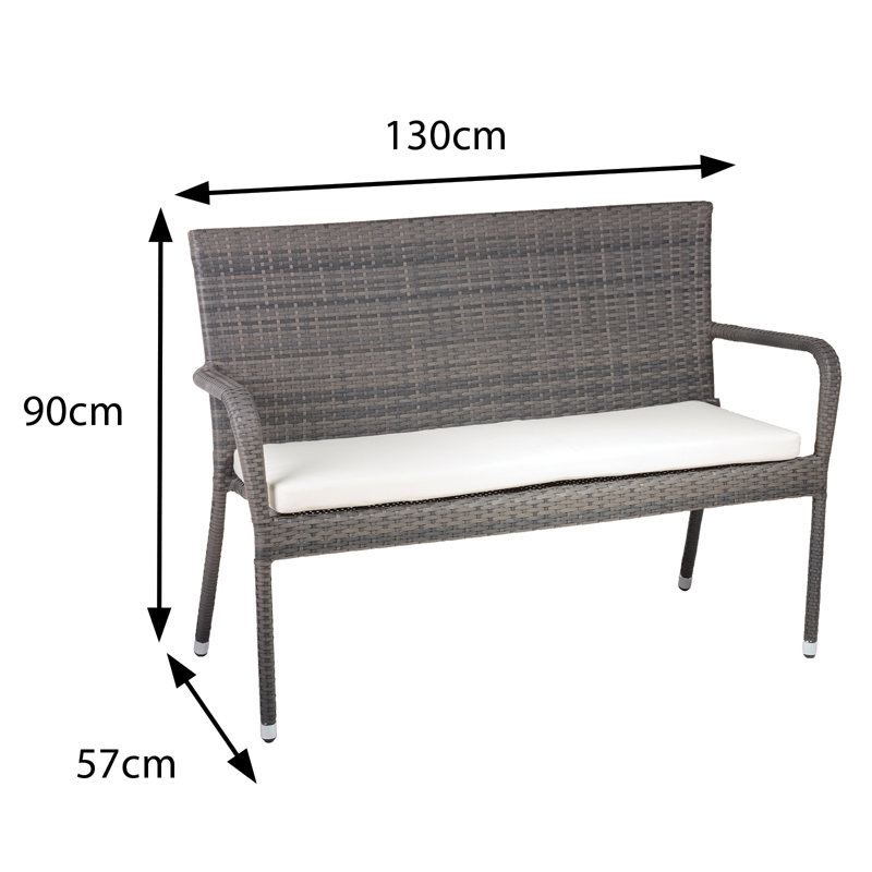 Winchester Rattan 4 Seater Lounge Set in Walnut Natural