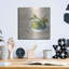 «Green Apple I Neutral» par Carol Rowan, art mural en métal, 12 po x 12 po-571923724
