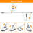 4 in 1 Shower Scrubber Cleaning Brush