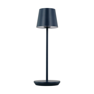 Rukija 1-Light Modern Rechargeable Table Lamp with Shade