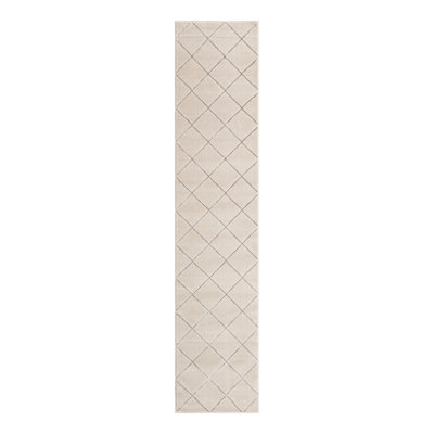Latitude Run® Checks Novica Rug White and Silver