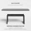 Joceline 78.7'' x 39.4" Solid Oak Dining Table Seat 6-8-1077473427
