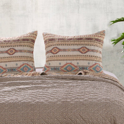 Greenland Home Fasions Phoenix Tan Standard Sham, 20x26