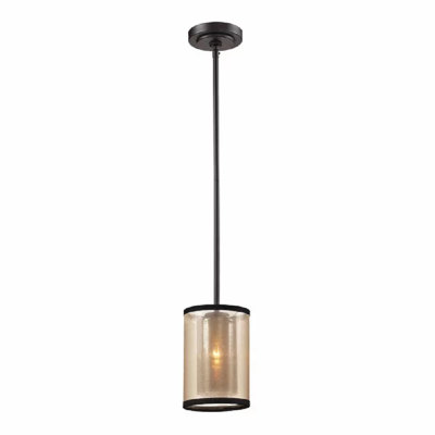 Sina 1 - Light Oil-Rubbed Bronze Single Pendant
