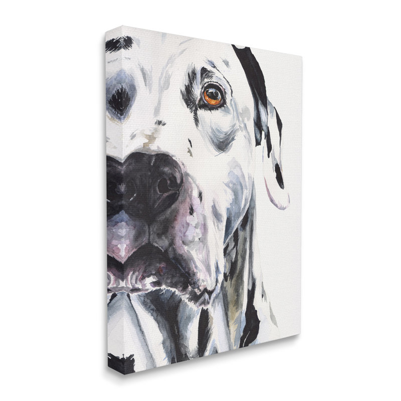 Portrait d'un dalmatien, Toile tendue, H 48 po x l 36 po