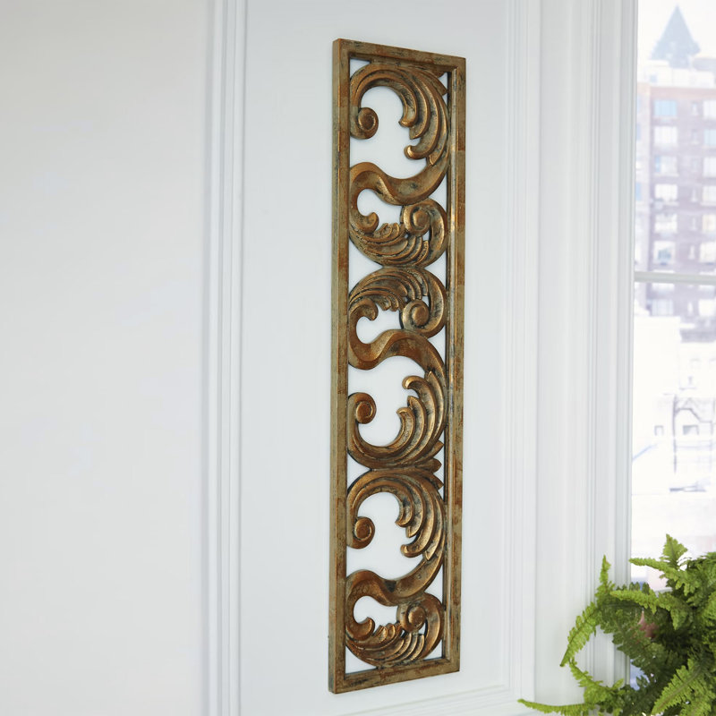 Abstract Wall Decor on Solid Wood