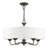 Lamotte 5-Light Dimmable Drum Chandelier with Linen Blend Shade -1594971954