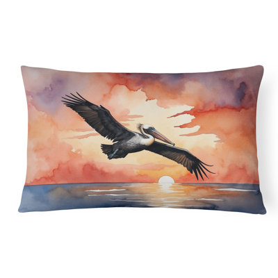 Coussin Pelican Fiery Sunset