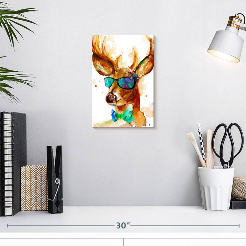 Brampt Cool Deer, 12" H x 8" W