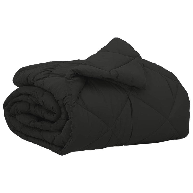  Full Year Duvet Black 220 X 135 Cm Microfiber, 140 x 200 cm