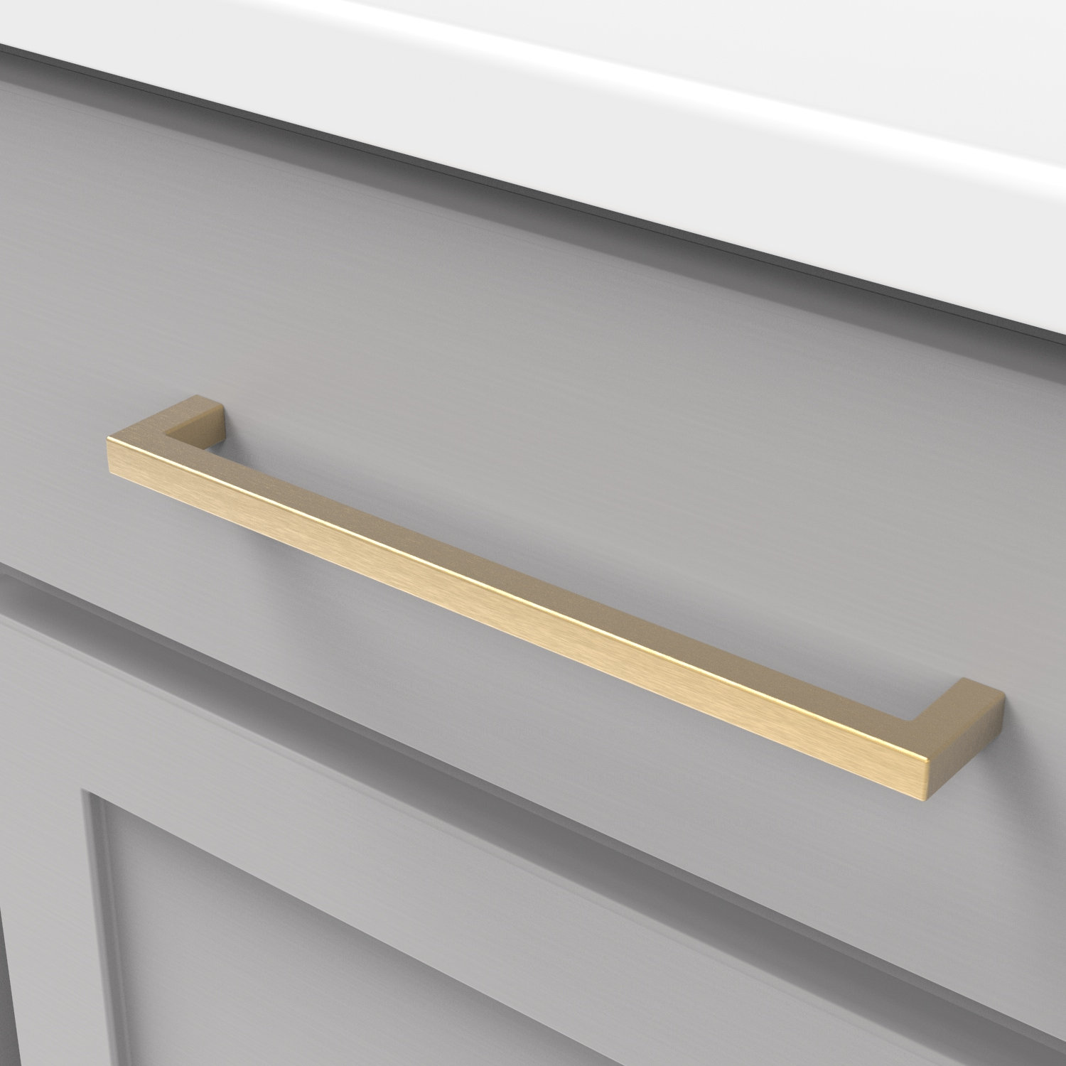 Skylight Cabinet Handle Pull, 12", Champagne Bronze, 1
