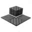 Carreaux de terrasse en plastique emboîtables pour une utilisation toutes saisons, imperméables, faciles à installer, capacité de charge élevée, solution de revêtement de sol intérieure et extérieure polyvalente.-128560280
