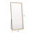 Adolar Pine Wood Bevel Rectangle Framed Full Length Mirror with Stand Floor Mirror-1447597149