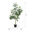 8' Artificial Potted Fiddle Tree-27787239
