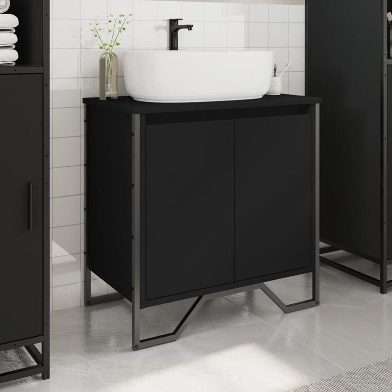 11-5 Under Sink Cabinet, Black