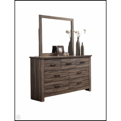 Commode 1 pièce en bois au fini naturel avec rangement spacieux, parfaite pour les chambres modernes et rustiques