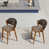 Brown Frame/Gray Cushion