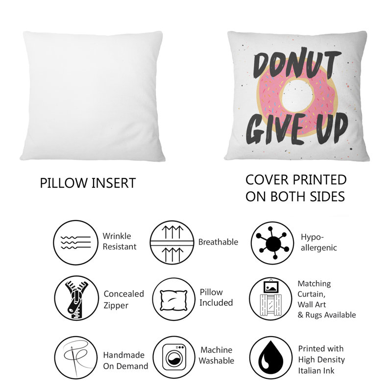 Reversible Throw Pillow