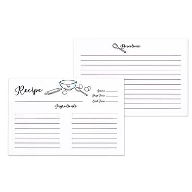 Outshine Co Premium Kraft Recipe Card Dividers 4x6 With Tabs (set Of 24) :  Target