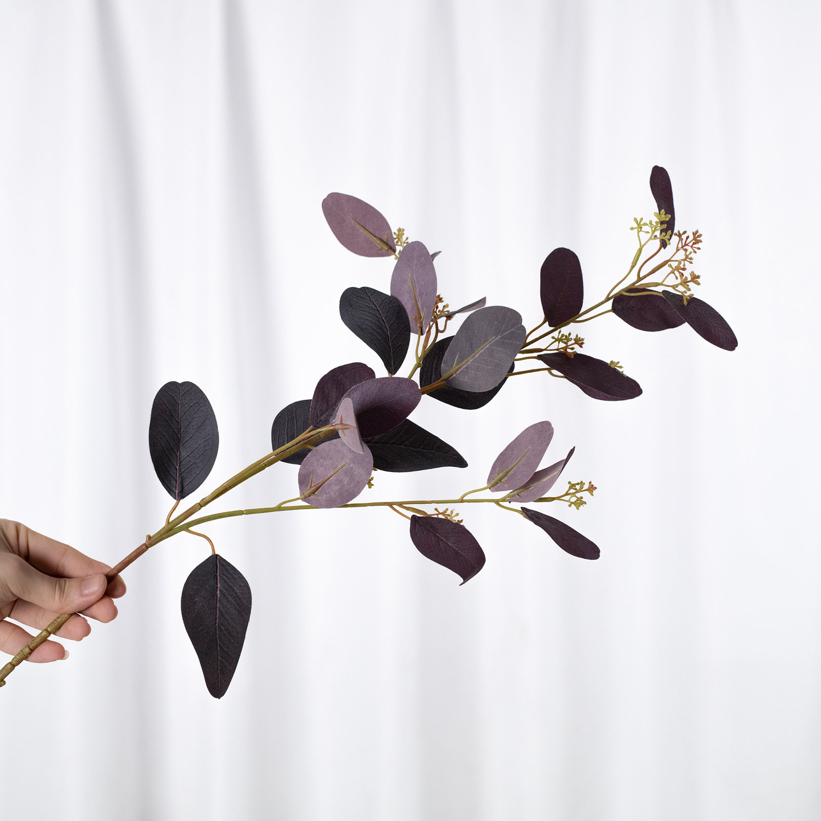 Audet 28" Eucalyptus Branch, Purple