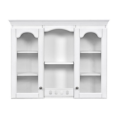 Armoire à pharmacie murale avec portes en verre
