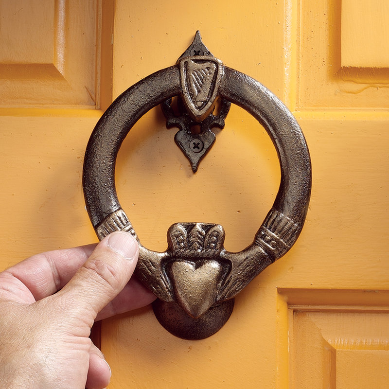 Claddagh Authentic Foundry Iron Door Knocker