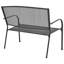 Banc de jardin en acier Morella