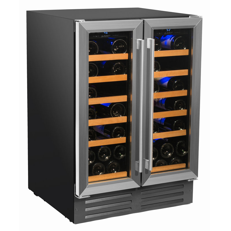 Smith & Hanks Dual Zone 24'' 40 Bottle with Reversible Door