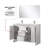 Lafarre 48" W x 20" D Double Vanity, Top, 43" Mirror & Faucet Set-104787412-113111336