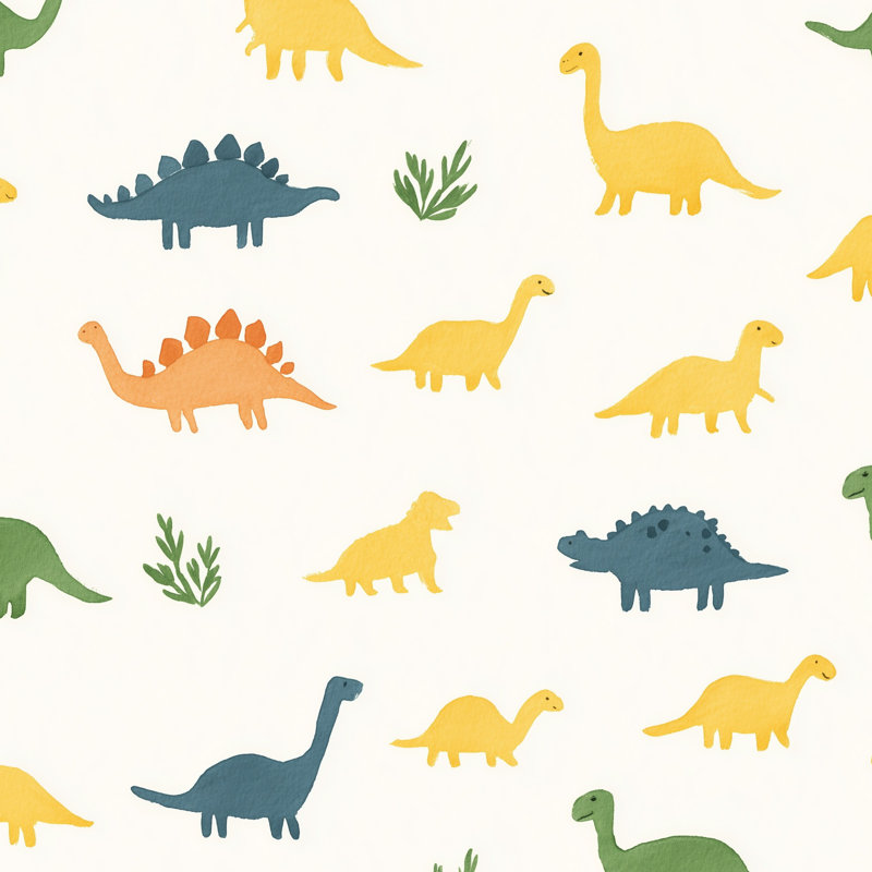 Background Wallpaper Dinosaur Fun Wall Mural