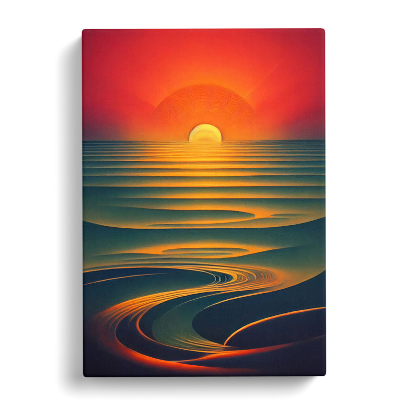 Eirwyn Sunset Fantasy - Wrapped Canvas, 50cm H x 35cm W
