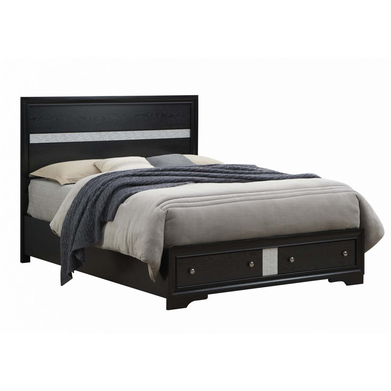 Bed Frame(Only Bed), Full, Black