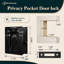 Porte coulissante en verre givré blanc 1-Lite-113481935