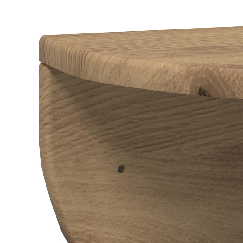 Floating Shelf, 24cm H x 48cm W x 24cm D, Artisan Oak