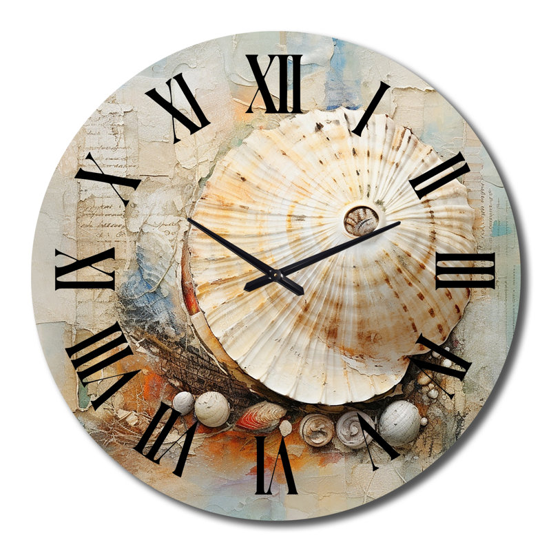 Horloge murale en métal Yamna, Grand