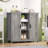 Kainaat 31.7'' Tall Floor Storage Cabinet,Bathroom Storage Cabinet with 2 Doors and 2 Open Shelves-1653143576