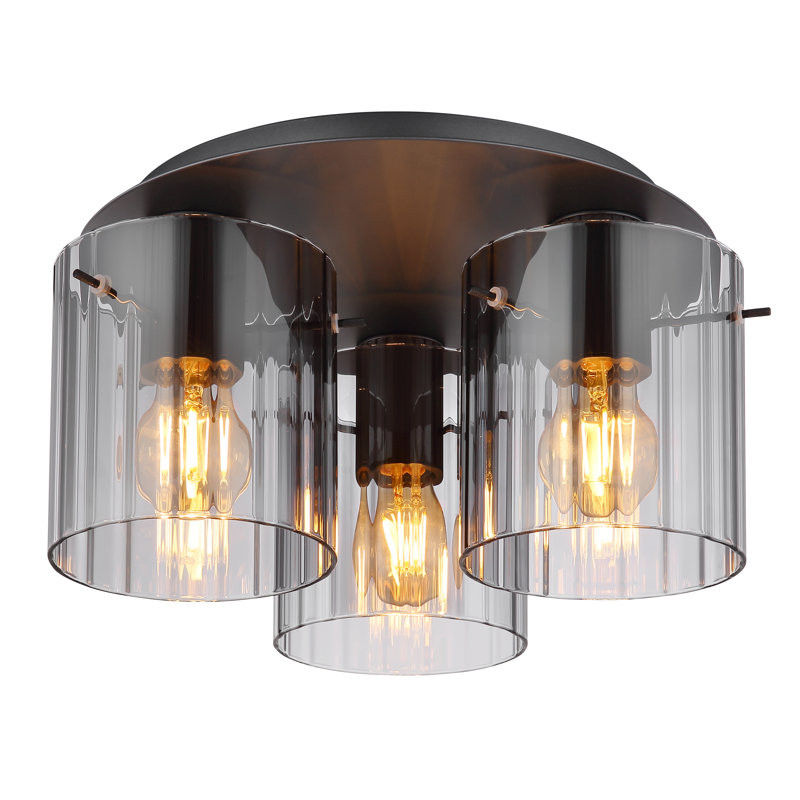 Cynthie Glass Flush Mount