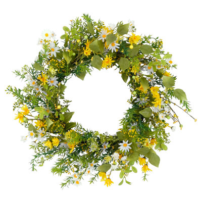 Faux Pine Polyester 24'' Wreath