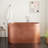 Raksha 60" Double-Wall Copper Soaking Tub with Included Overflow Drain-102795214